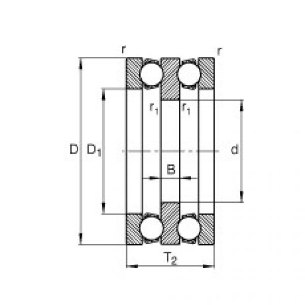 FAG Rolamento axial de esferas - 52311 #1 image