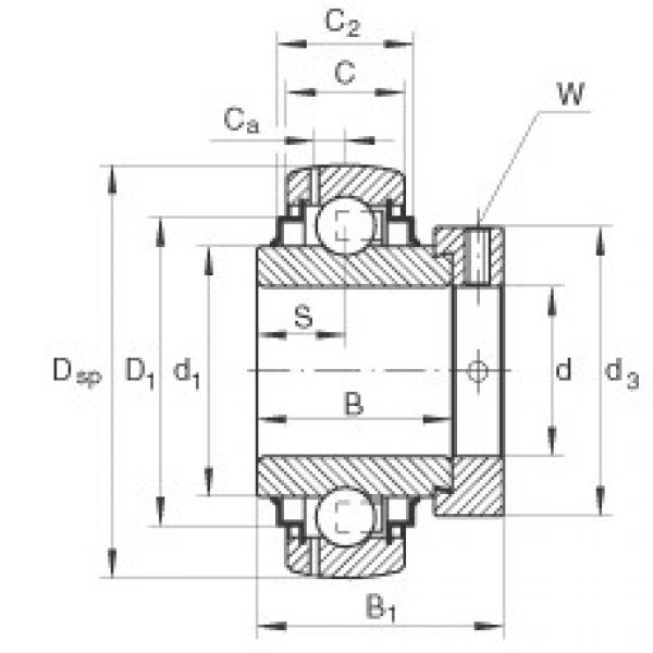 Rolamentos GNE35-KRR-B INA #1 image