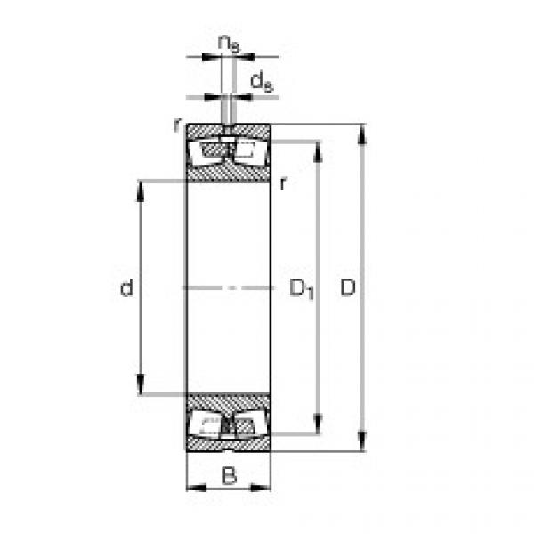 FAG Rolamento autocompensador de rolos - 239/1180-B-MB #1 image